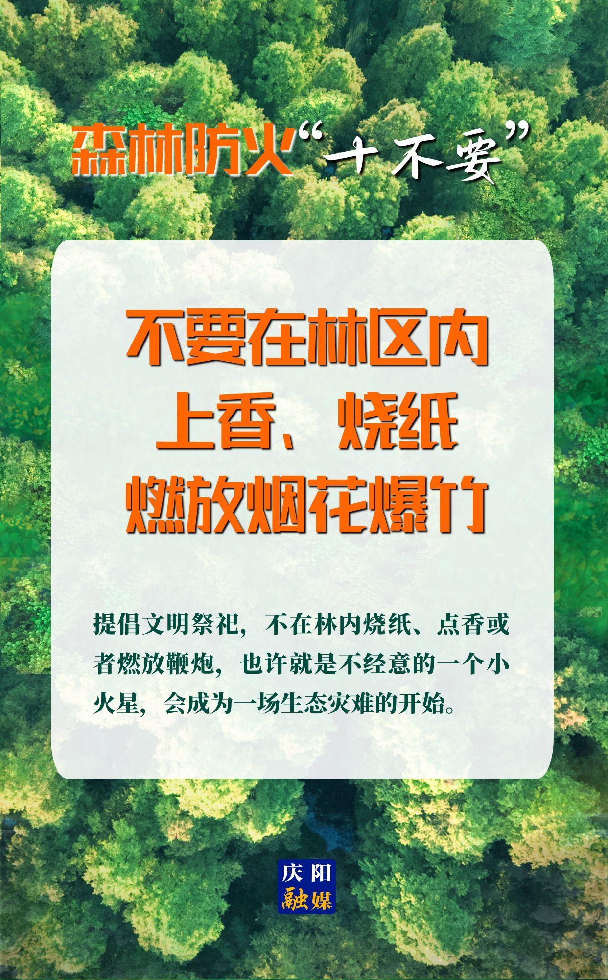 【微海報】森林防火“十不要”④丨不要在林區(qū)內(nèi)上香、燒紙、燃放煙花爆竹