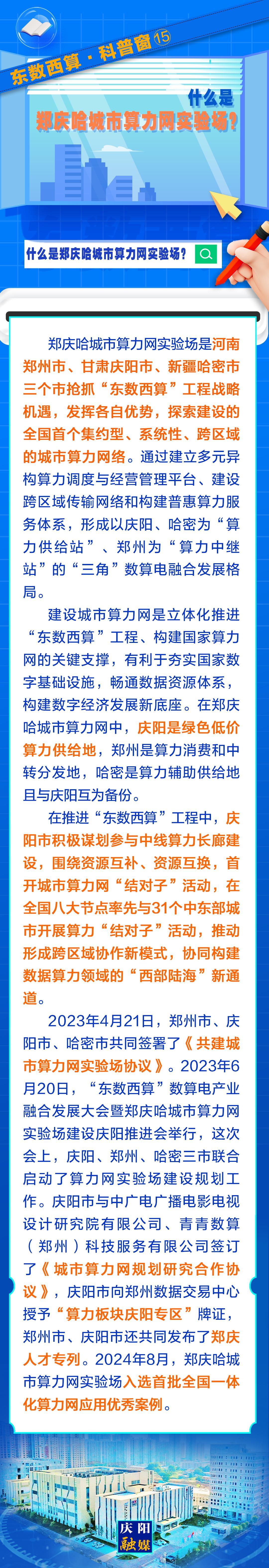 東數(shù)西算·科普窗⒂｜什么是鄭慶哈城市算力網(wǎng)實(shí)驗(yàn)場(chǎng)？