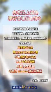 充電寶上高鐵要符合哪些條件？看這里→